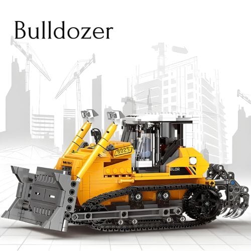 3D puzzle Bulldozer Pièces d'Exceptions Véhicules Lourds | Bulldozer