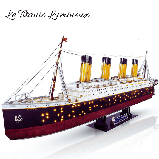 3D puzzle titanic Puzzle 3d Bateau | Titanic Lumineux