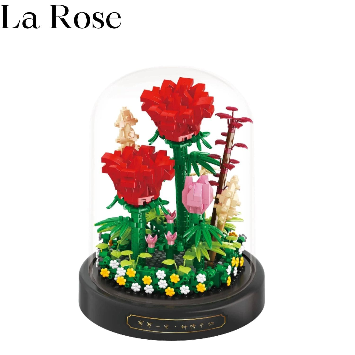 3D rose puzzle Pièces d'Exceptions Nature | Rose Scellé