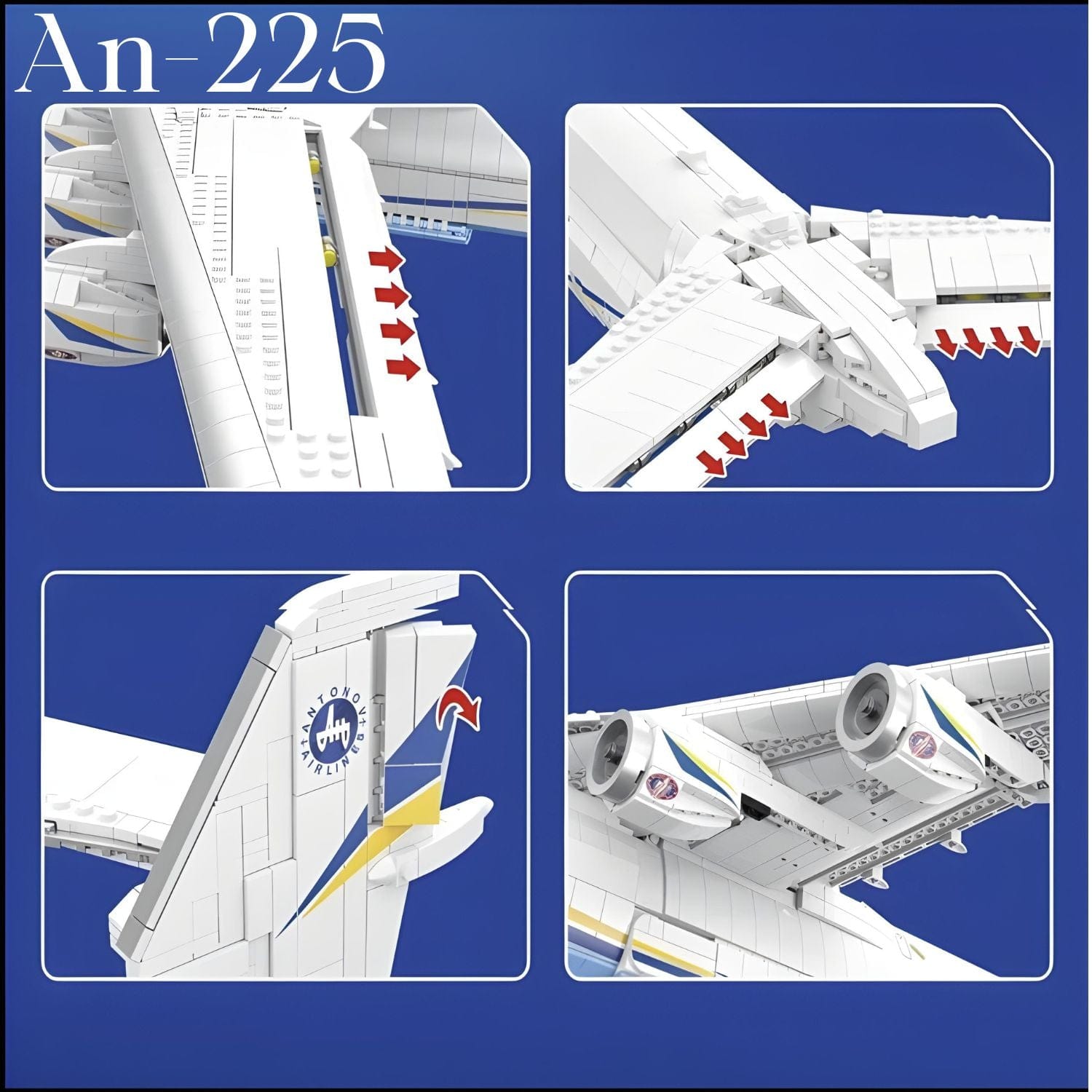 Antonov an-225 maquette Pièces d'Exceptions Avion | An-225