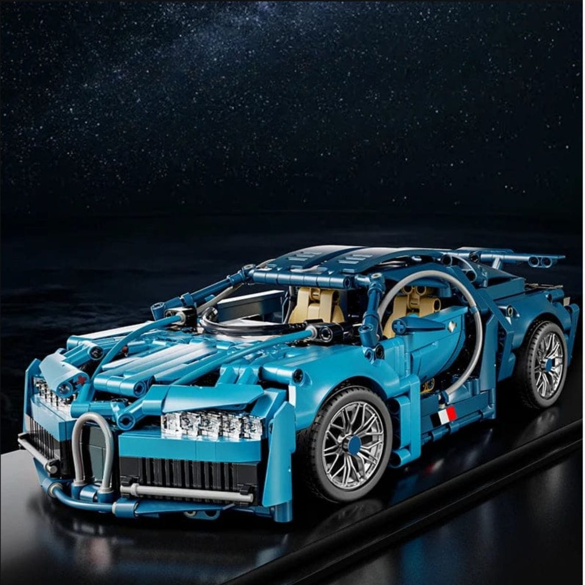 Bugatti Puzzle 3D Pièces d'Exceptions Voiture Electrique | Bugatti Chiron-E