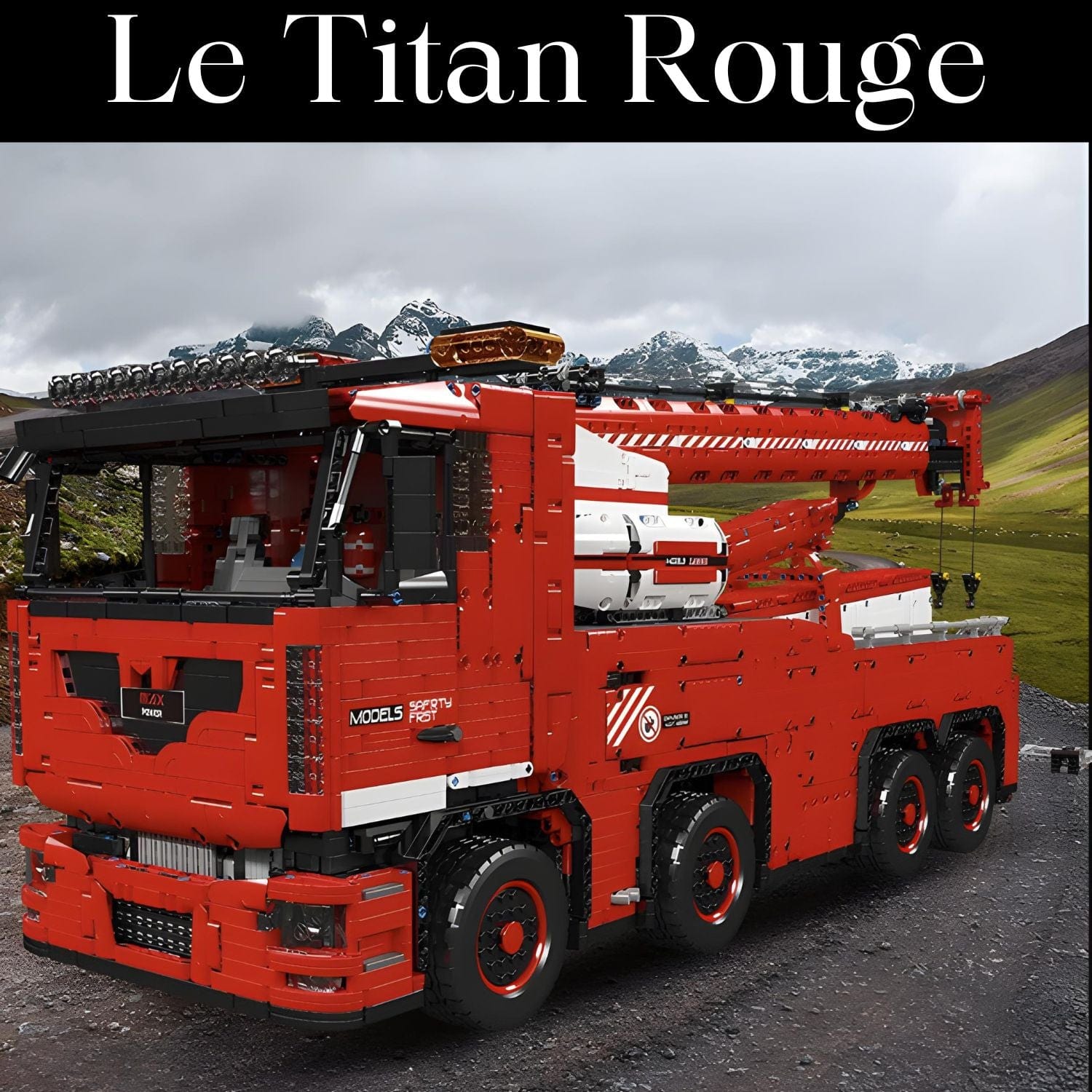 Camion à construire  Pièces d'Exceptions Véhicules Lourds | Le Titan Rouge