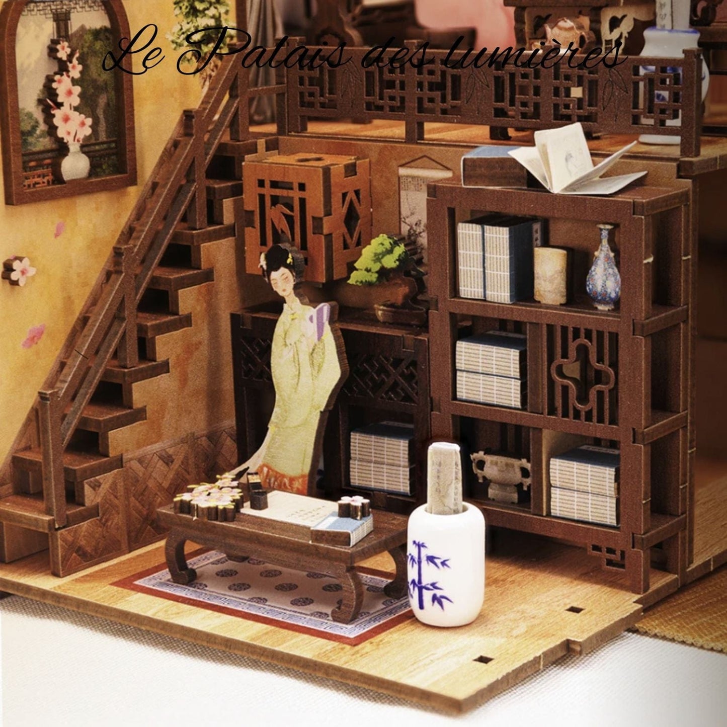 Diorama Japonais  Pièces d'Exceptions Book Nook | Le palais des Lumières