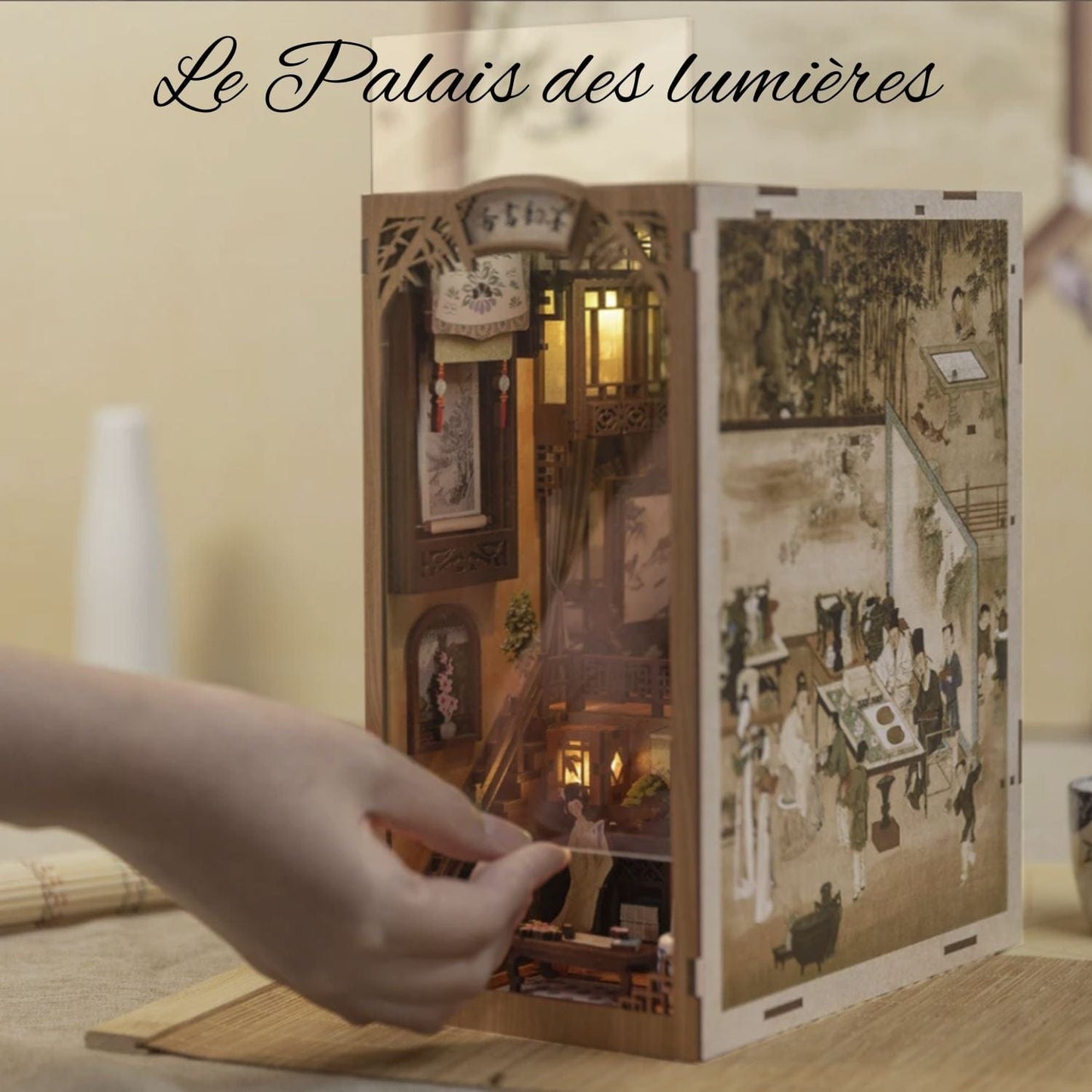 Diorama Japonais  Pièces d'Exceptions Book Nook | Le palais des Lumières