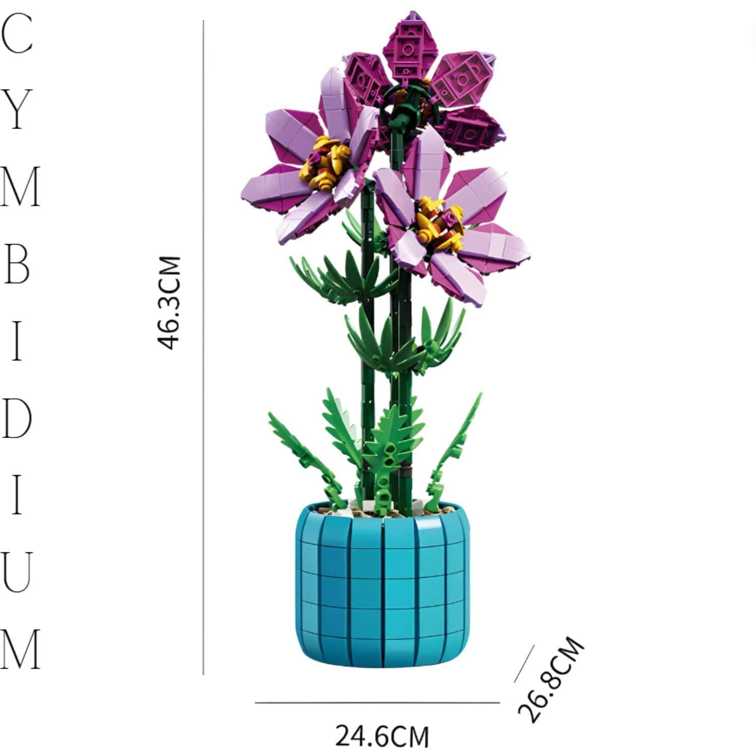 Fleur en 3D Pièces d'Exceptions Nature | Le pot d'Orchidées