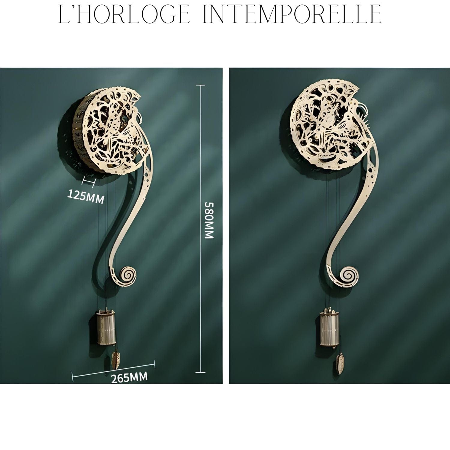 Horloge à construire | L'horloge Intemporelle Pièces d'Exceptions Horloge | L'horloge Intemporelle