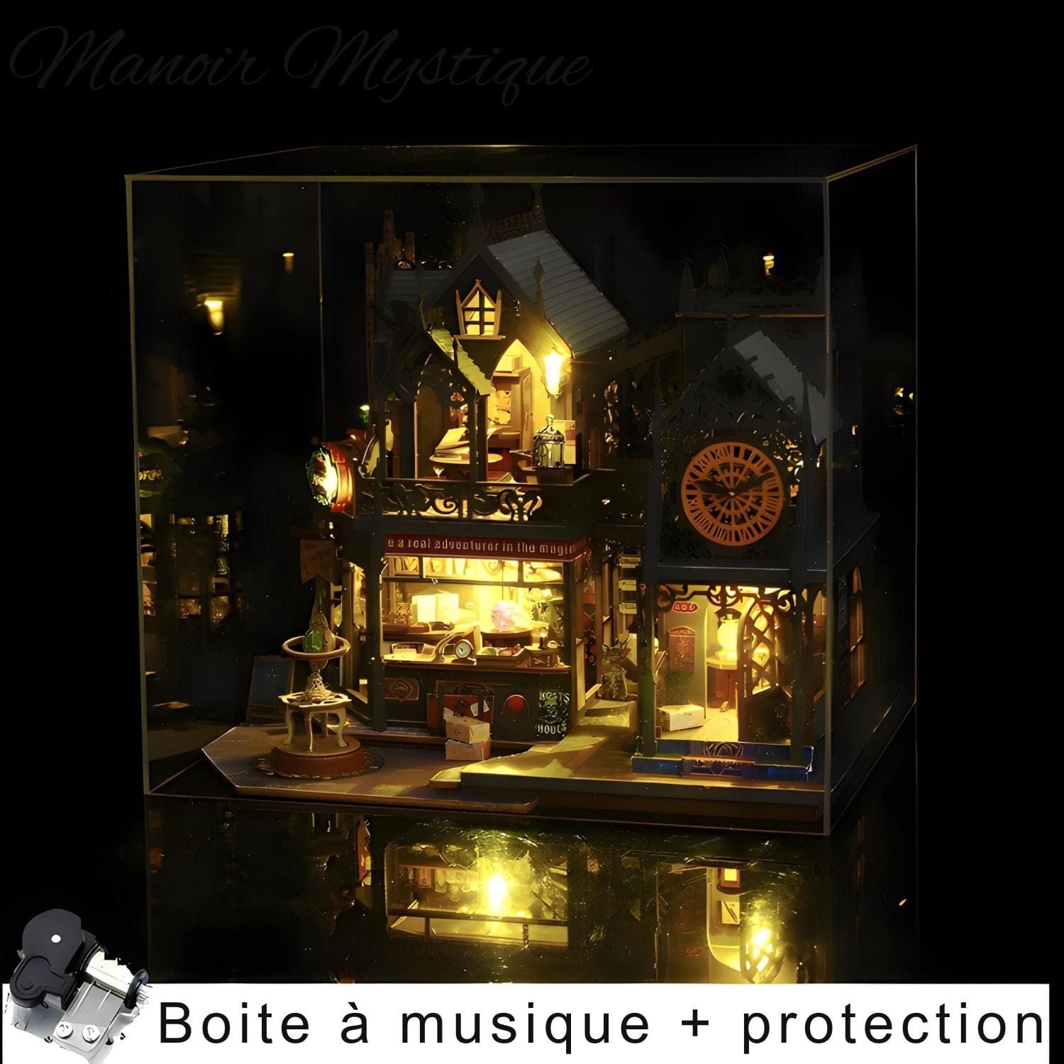 Kit de construction adulte Pièces d'Exceptions Monde miniature | Le Manoir Mystique