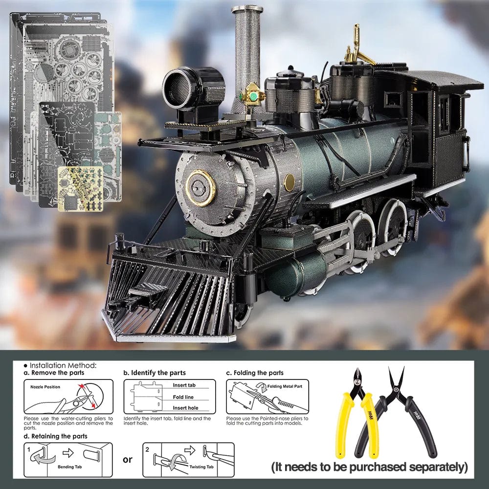 Locomotive Puzzle 3D Pièces d'Exceptions Véhicules Lourds | Locomotive