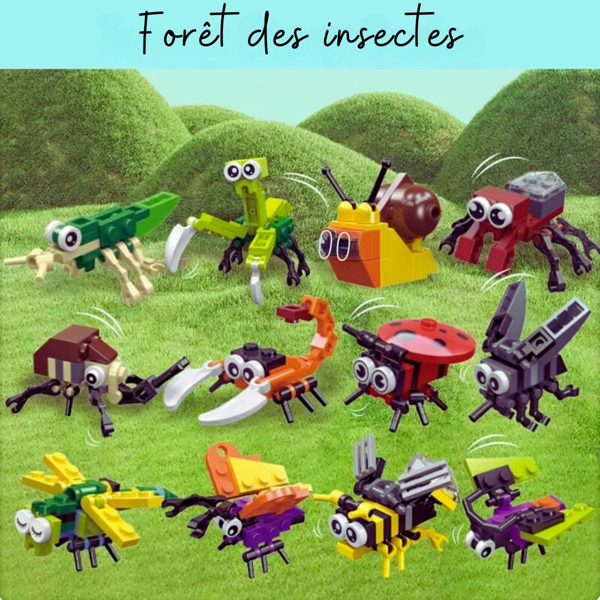 Lot de Puzzle Puzzle 3d Enfant | Pack Forêt des Insectes