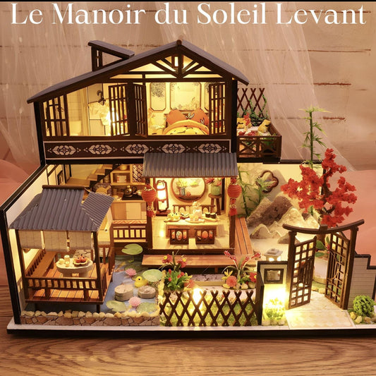 Maison Miniature Japonaise Pièces d'Exceptions Maison Miniature | Manoir du Soleil Levant