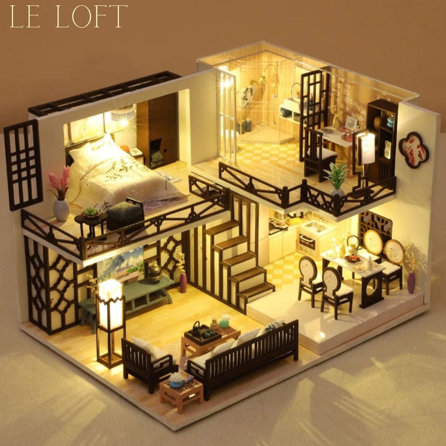 Maison miniature kit Pièces d'Exceptions Maison miniature | Le Loft