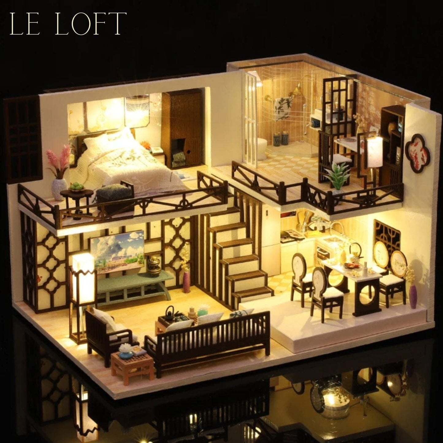 Maison miniature kit Pièces d'Exceptions Maison miniature | Le Loft