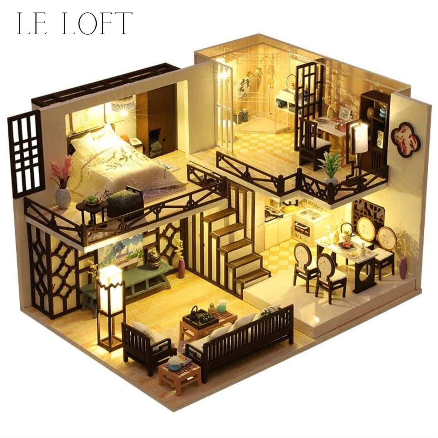 Maison miniature kit Pièces d'Exceptions Maison miniature | Le Loft