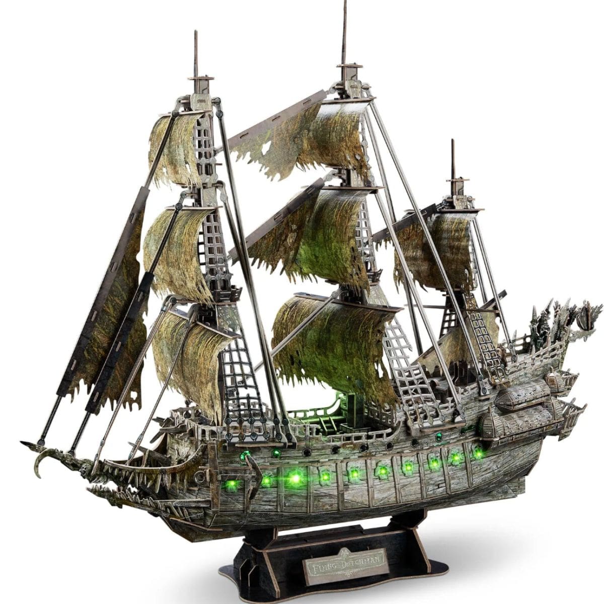 Maquette bateau pirate Puzzle 3d Bateau | Black Knight Lumineux