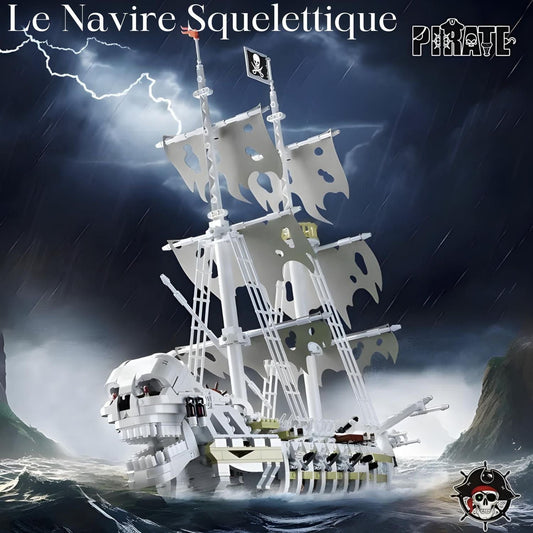 Maquette de bateau pirate à construire Pièces d'Exceptions Bateau | Le Navire Squelettique
