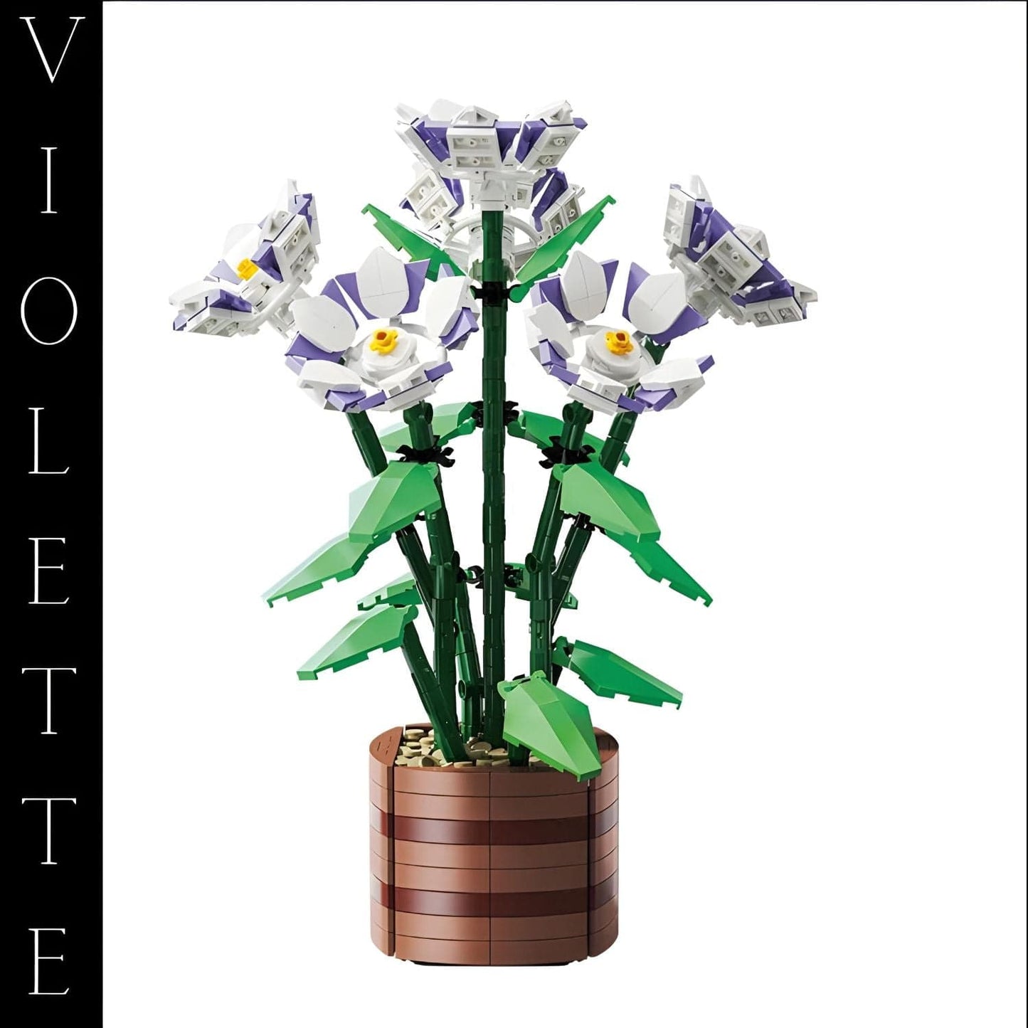 Maquette de fleur  Pièces d'Exceptions Nature | Pot de Violettes