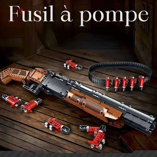 Maquette Fusil à pompe  Pièces d'Exceptions Arme | Fusil à pompe à double canons