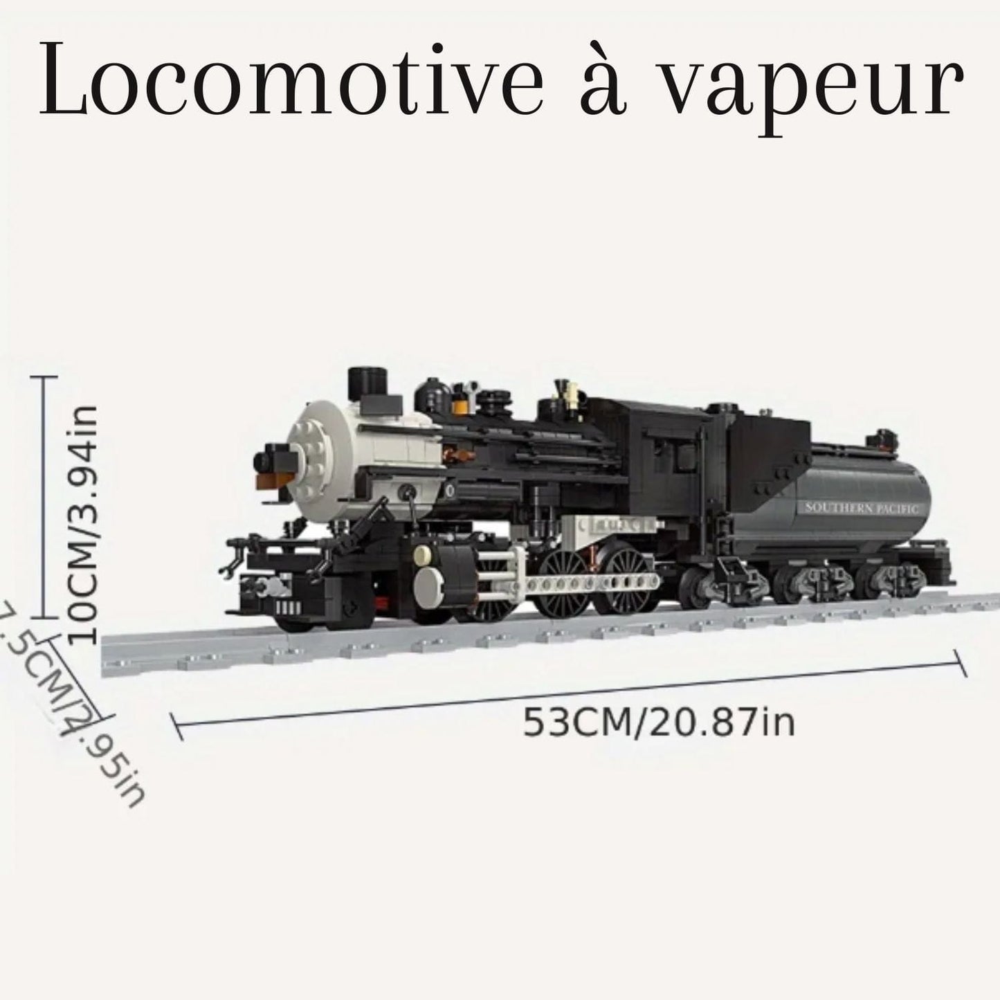Maquette locomotive à vapeur Pièces d'Exceptions Véhicules Lourds | Locomotive à Vapeur