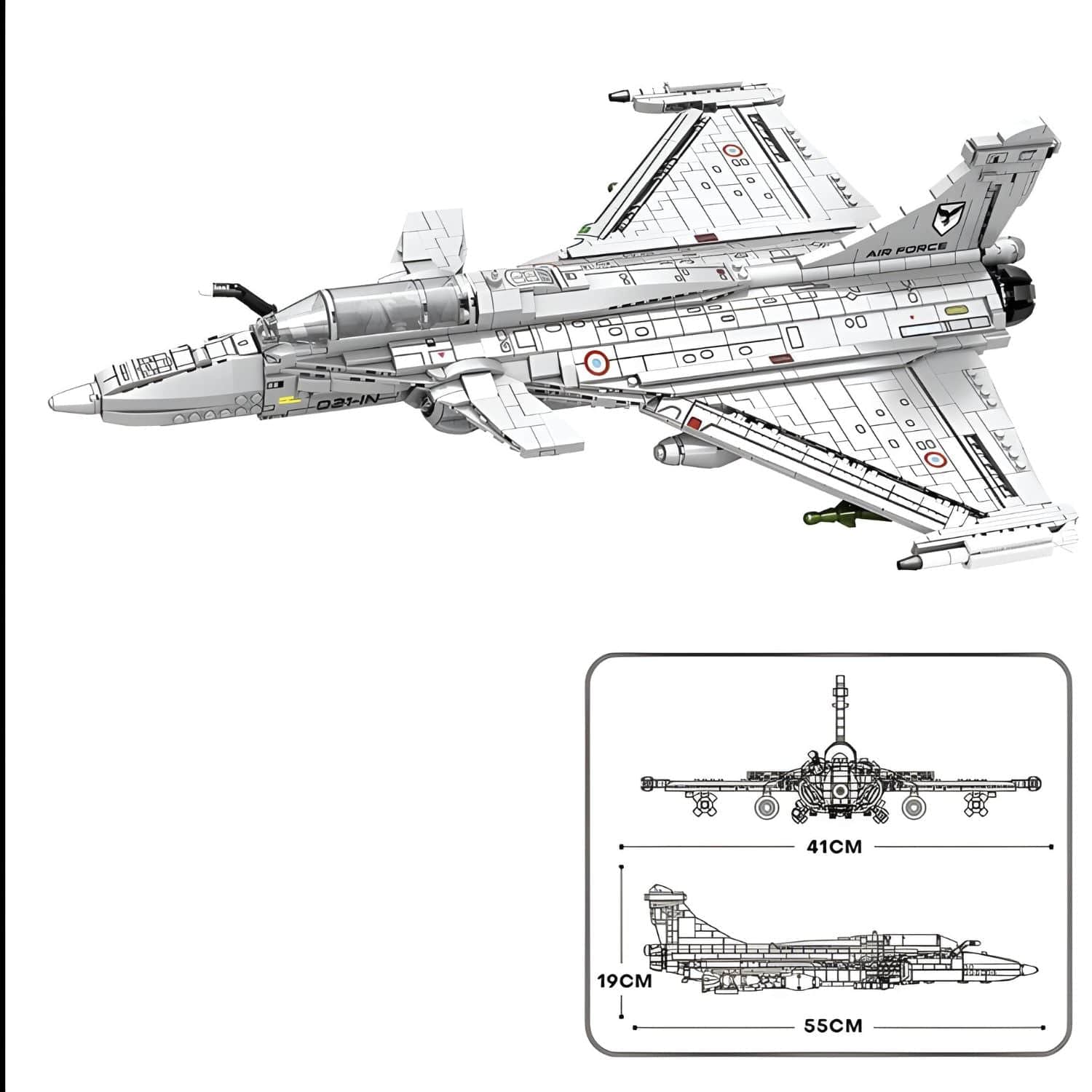 Maquette Rafale à construire Pièces d'Exceptions Avion | Dassault Rafale