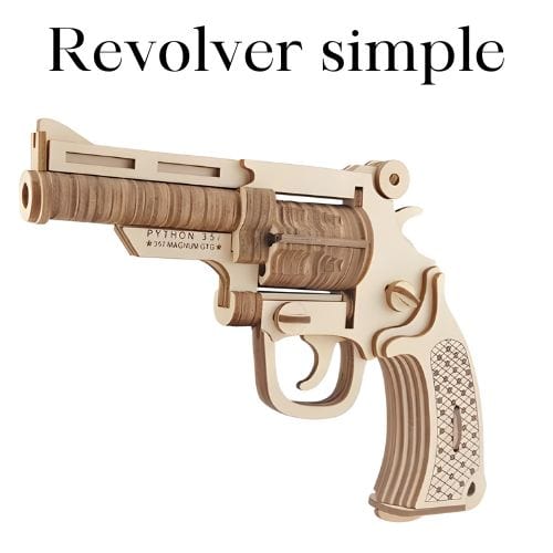Maquette revolver Pièces d'Exceptions Arme | Revolver simple