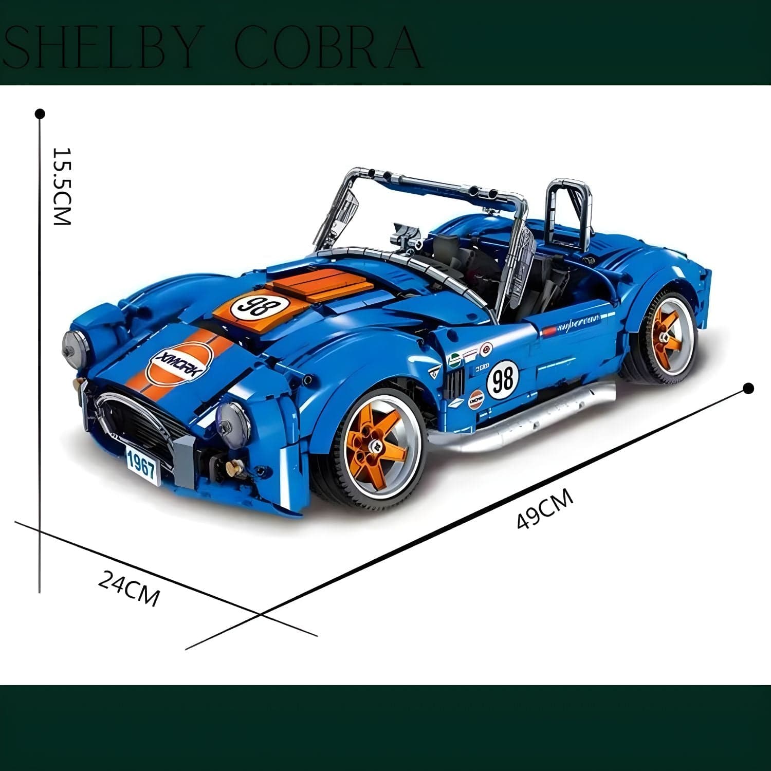 Maquette Shelby Cobra Pièces d'Exceptions Voiture | Shelby Cobra