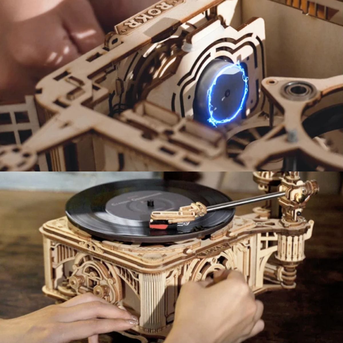 Mécanique | Gramophone Puzzle 3D Pièces d'Exceptions Mécanique | Gramophone