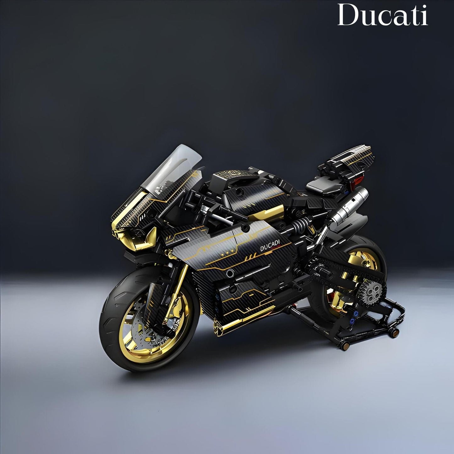 Pièces d'Exceptions Technical Motorcycle Model Building Blocks Moto Road Racer Bricks High-tech DIY Speed Racing Car Birthday Gift Toy For Boy Adult