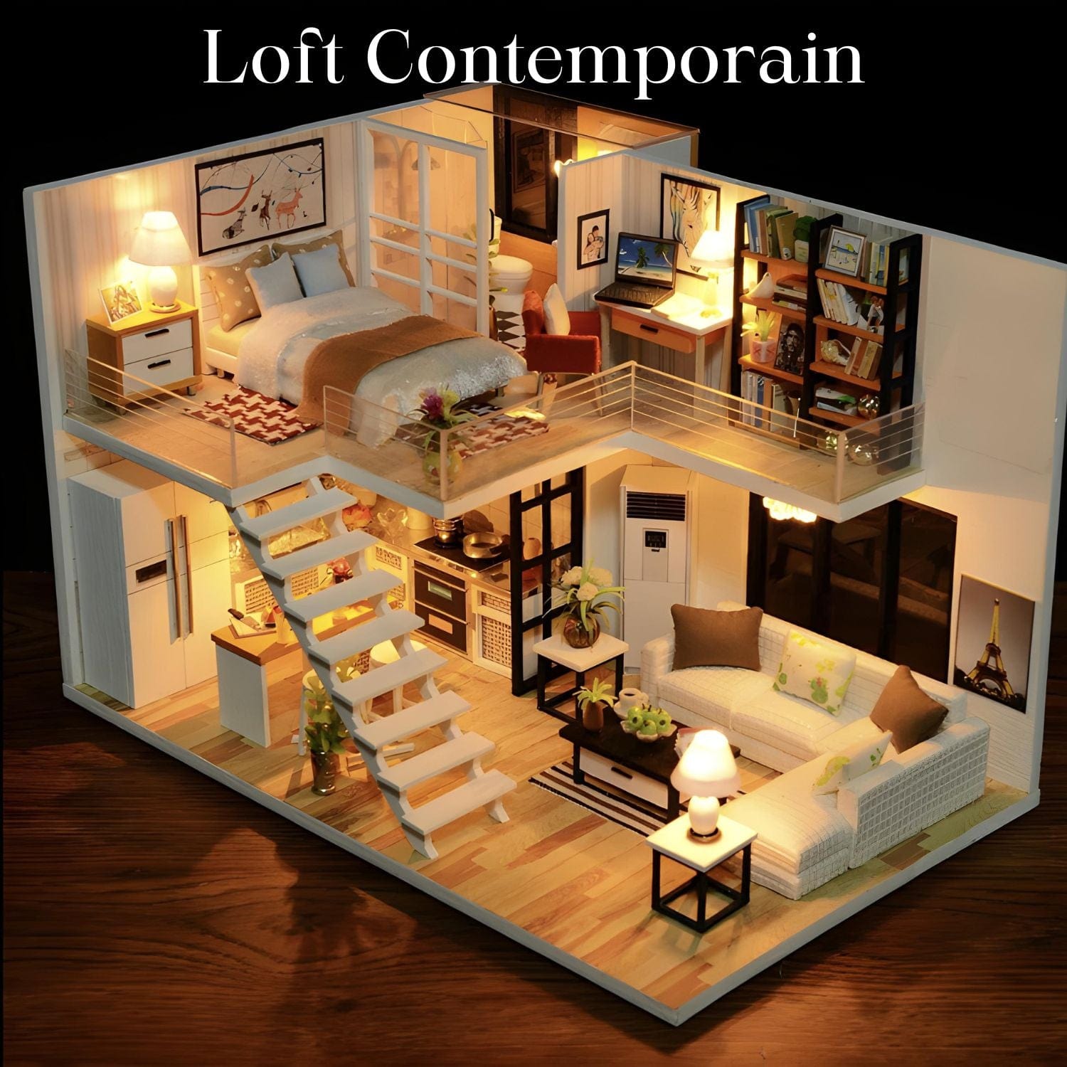 Pièces d'Exceptions Maison Miniature | Le Loft Contemporain
