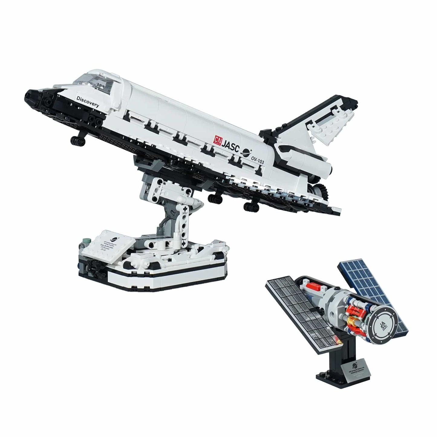 Pièces d'Exceptions JK8502 Exploring Space Series Plastic Space Shuttle Building Blocks/Atlantis Airplane Model Toys For Boys Kids Adult Gift