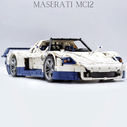 Pièces d'Exceptions New Moc 152095 Technical Super Sport Car Hypercar MC12 Scale 1:8 Model Building Blocks Brick Puzzle Toys Birthday Gifts For Kids
