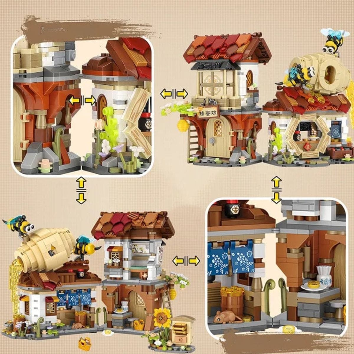 puzzle 1200 Pieces | La Boutique de Miel Puzzle 3d Monde Miniatures | La Boutique de Miel