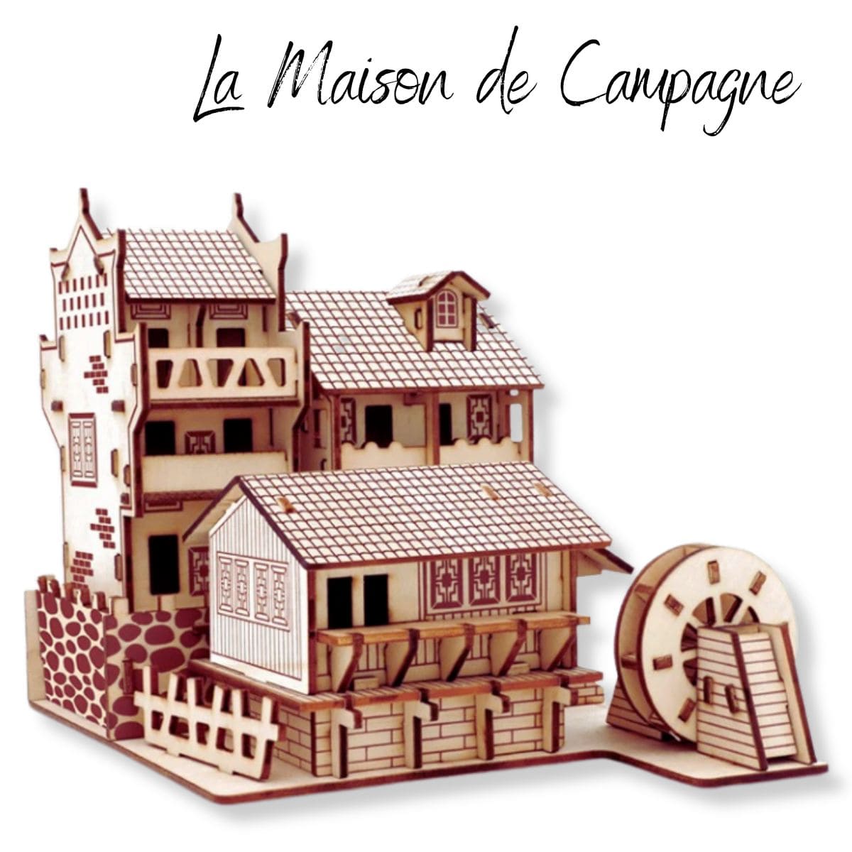 Puzzle 3d Monde Miniature | Maison de Campagne