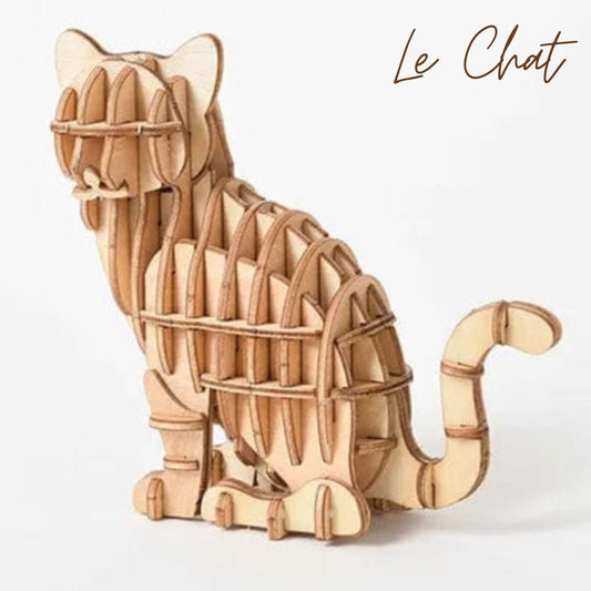 Puzzle 3d Animaux | Chat