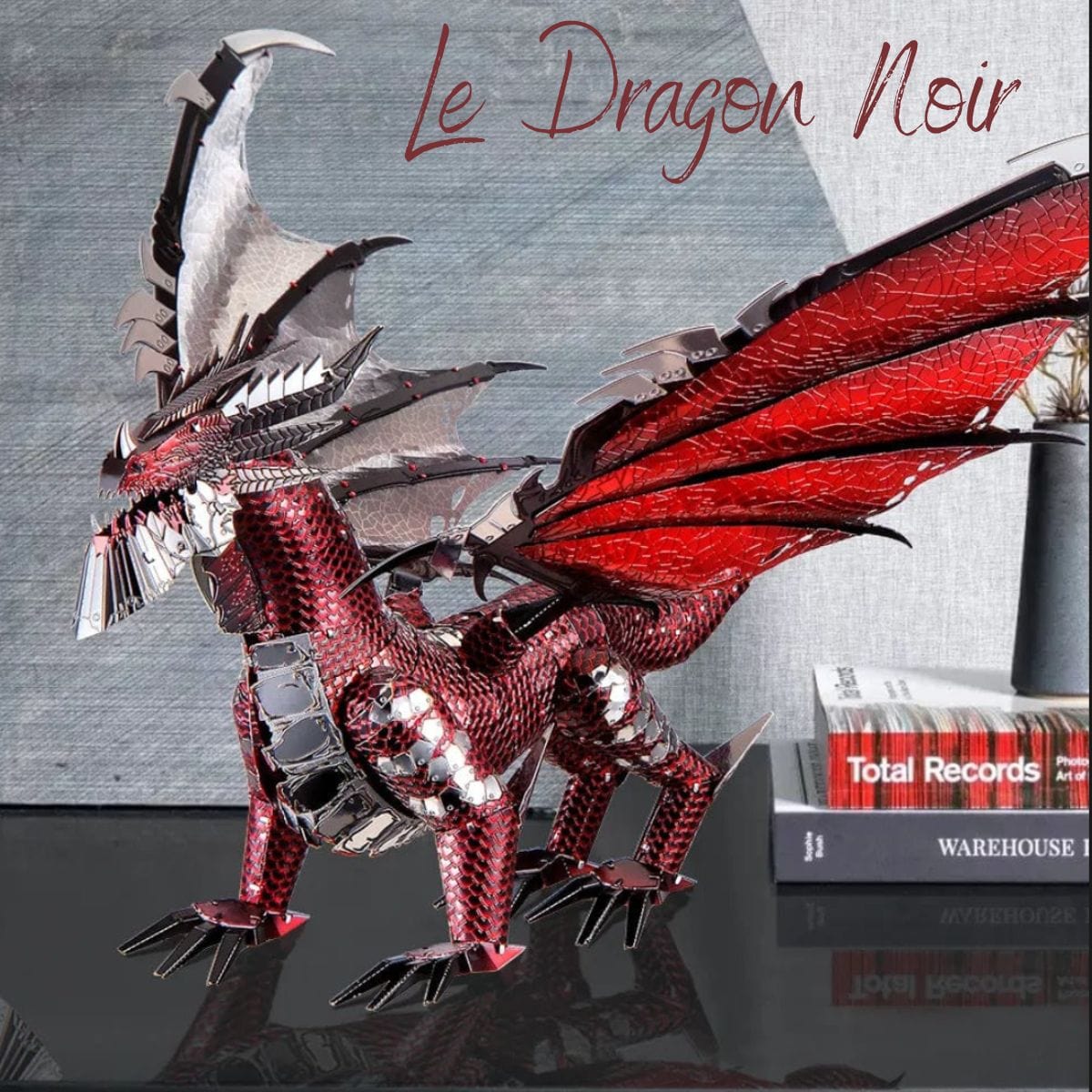 Puzzle 3d Créatures | Le Dragon Noir