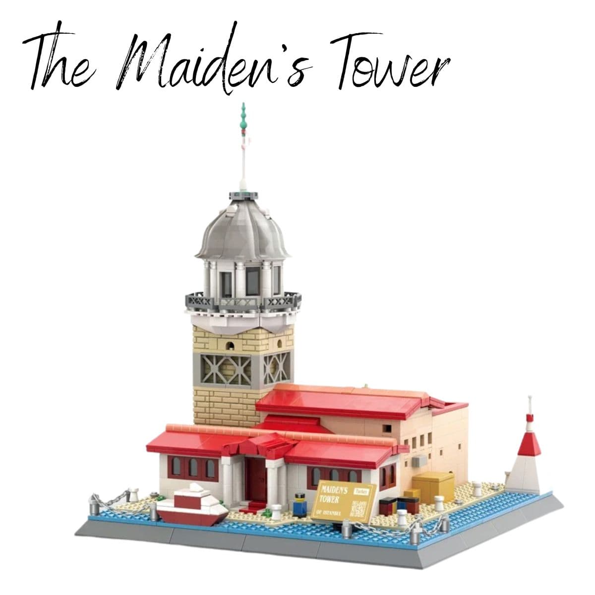 Puzzle 3D 900 Pièces  | The Maiden's Tower Puzzle 3d Monument  | The Maiden's Tower