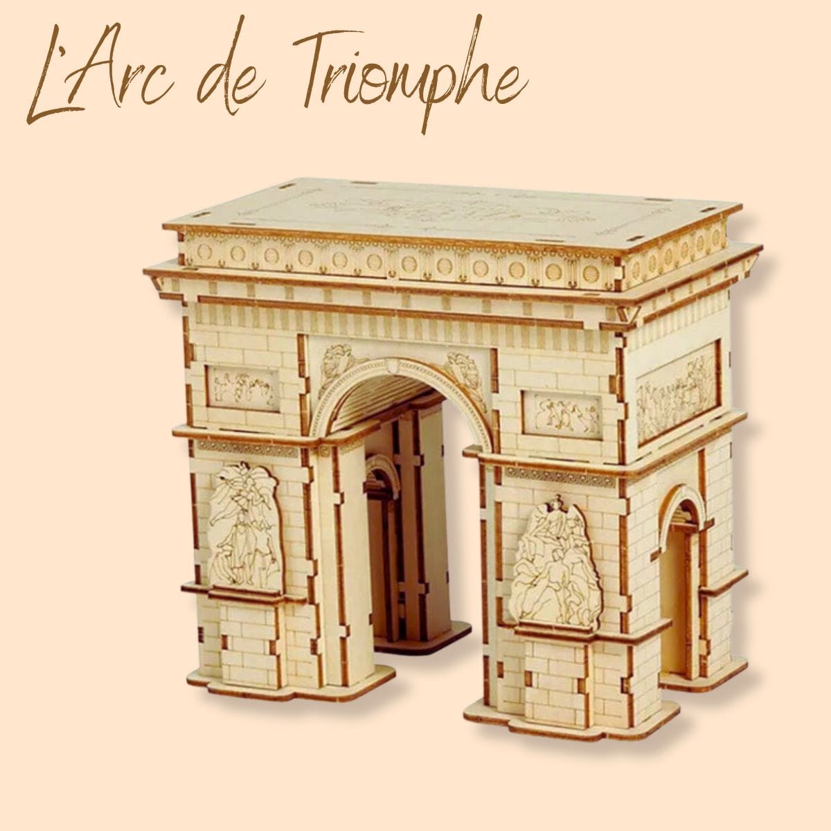 Puzzle 3D | Arc de triomphe Puzzle 3d Monument  | Arc de Triomphe I