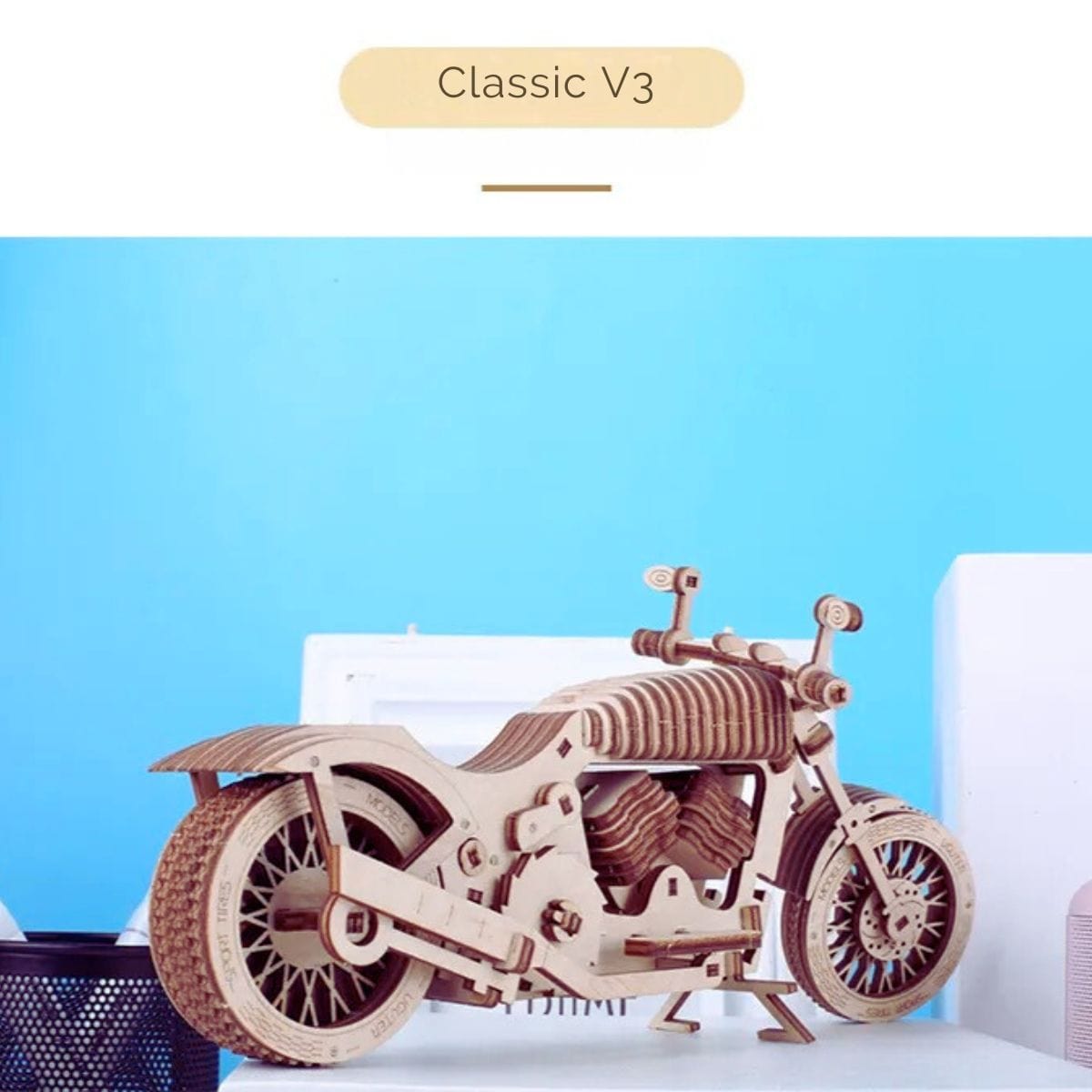 Puzzle 3D Bois Moto Puzzle 3d Moto | Classic V3