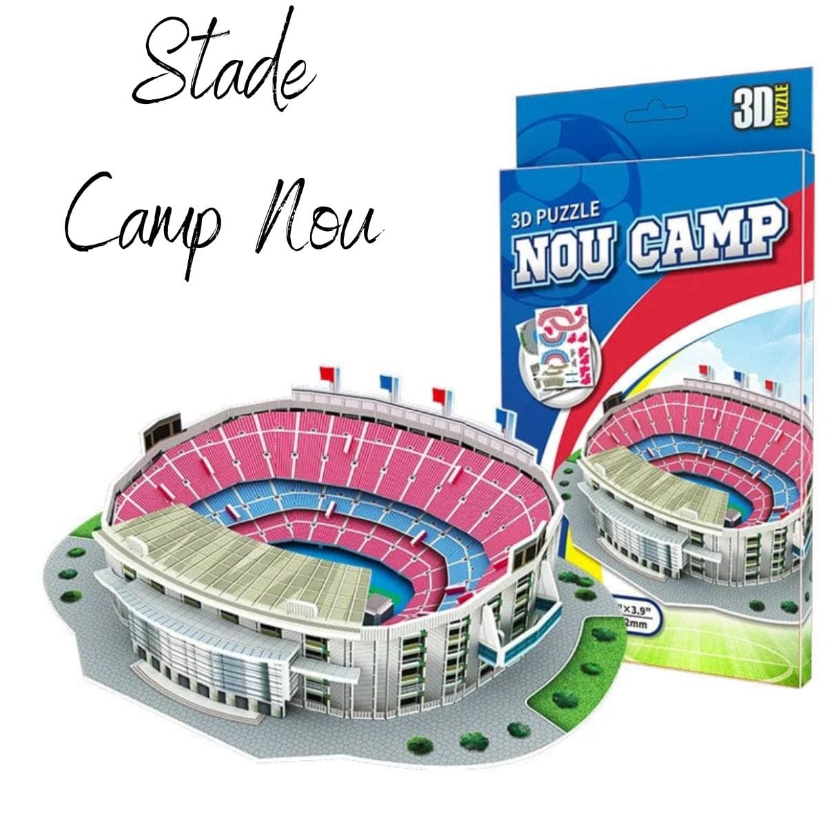 Puzzle 3D Camp nou Puzzle 3d Stade de Foot | Stade Camp Nou