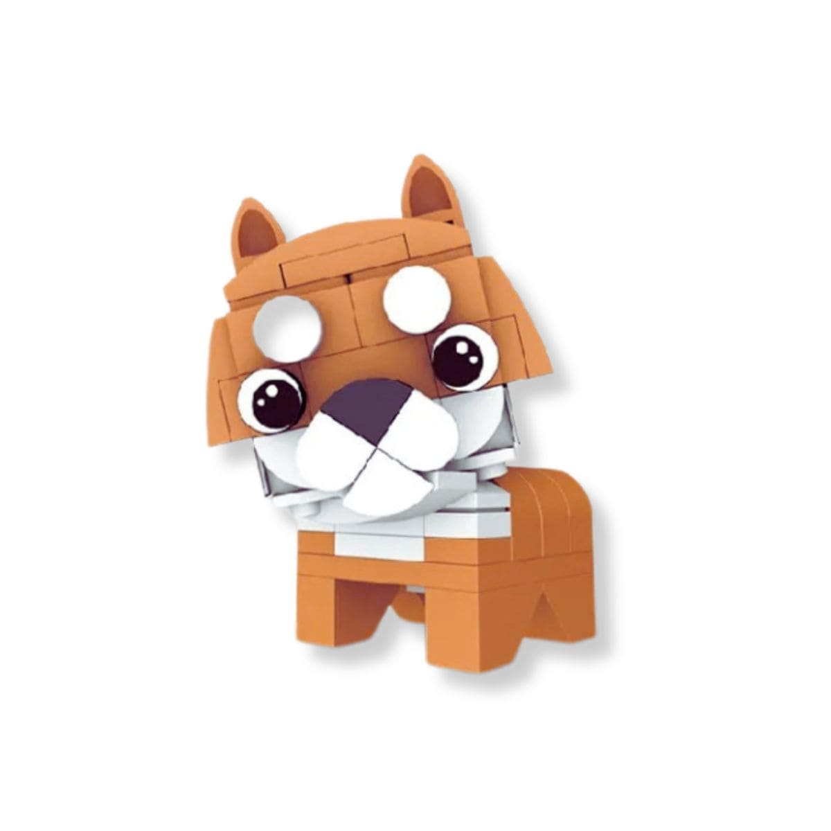 Puzzle 3D Chien Puzzle 3d Enfant | Chiot Roux