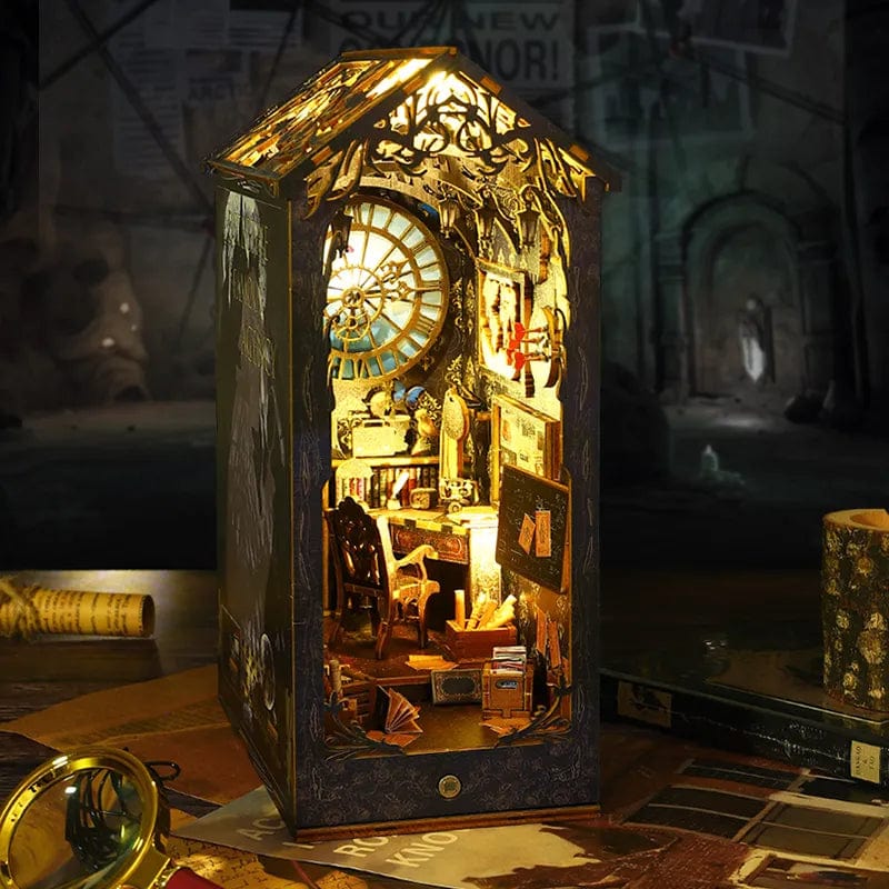 Puzzle 3D Detective puzzles | Bureau de Détective  Puzzle 3d Book Nook | Bureau de Détective