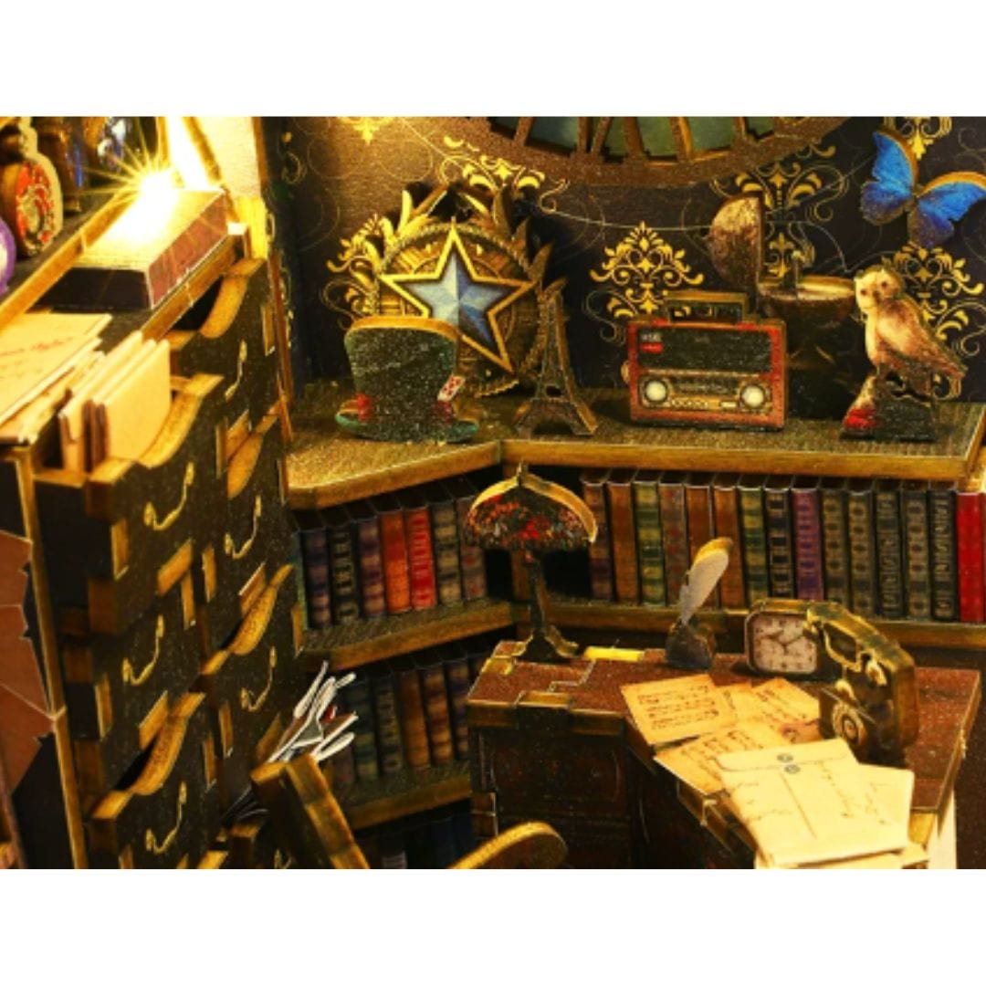 Puzzle 3D Detective puzzles | Bureau de Détective  Puzzle 3d Book Nook | Bureau de Détective