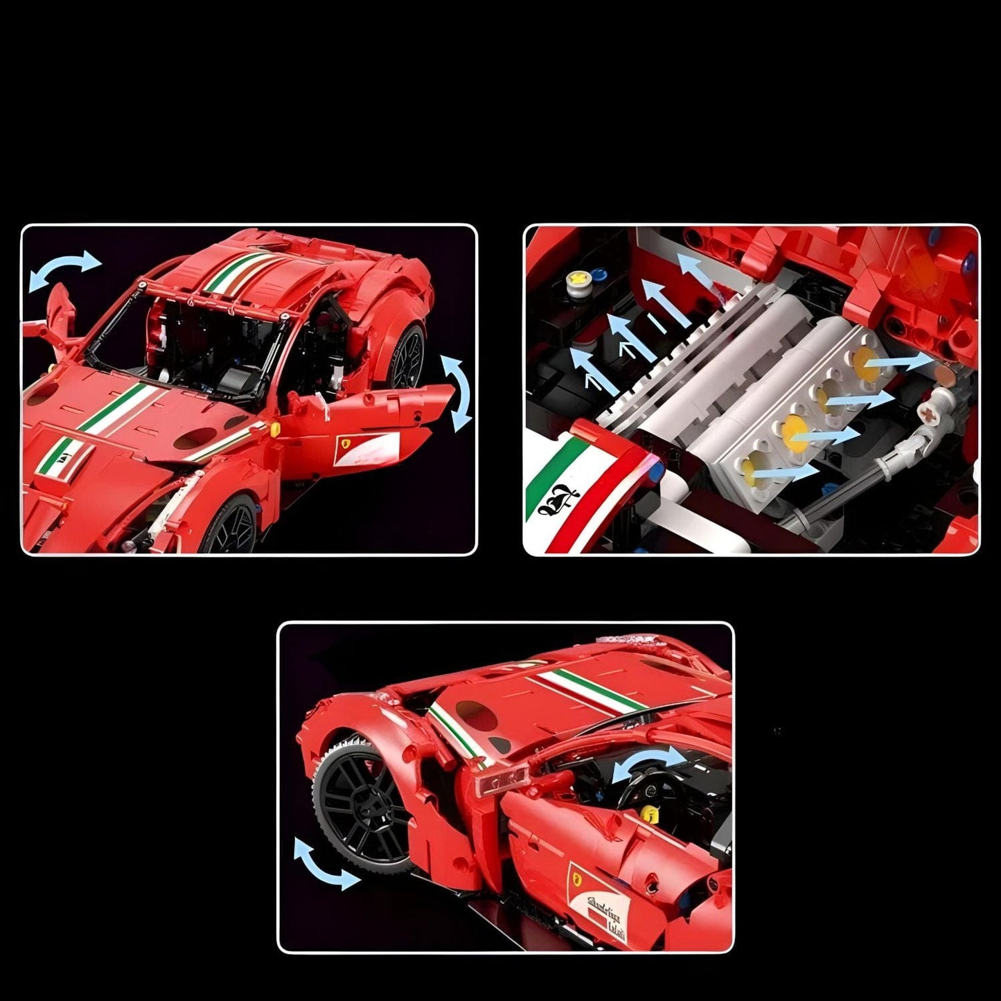 Puzzle 3d Ferrari F12 Pièces d'Exceptions Voiture | Ferrari F12