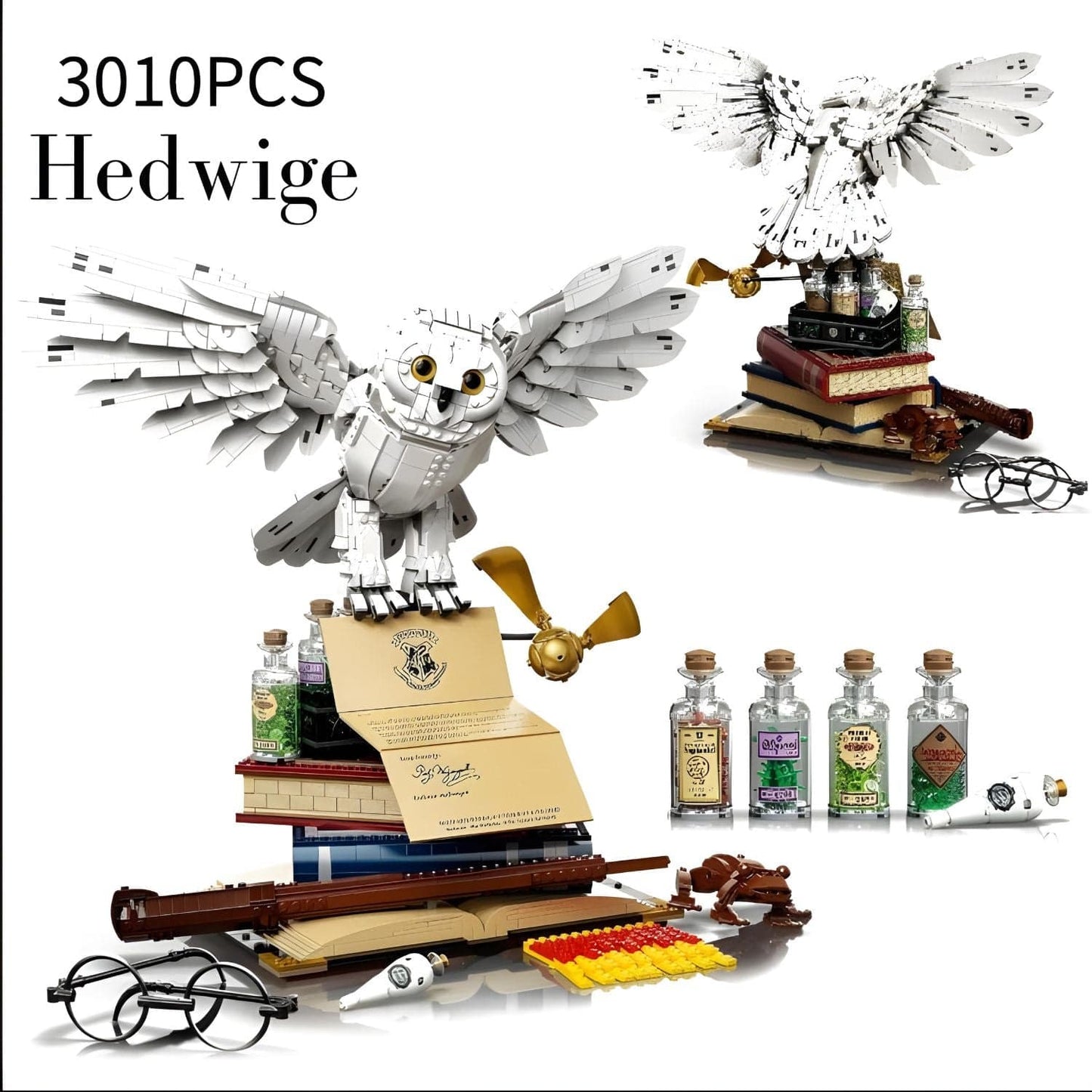 Puzzle 3D Hedwige Pièces d'Exceptions Animaux | Hedwige