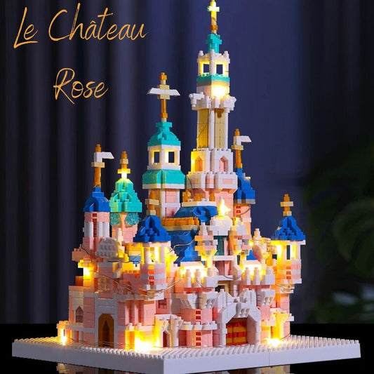 Puzzle 3D | Le Château Rose Puzzle 3d Culture Asiatique | Le Château Rose