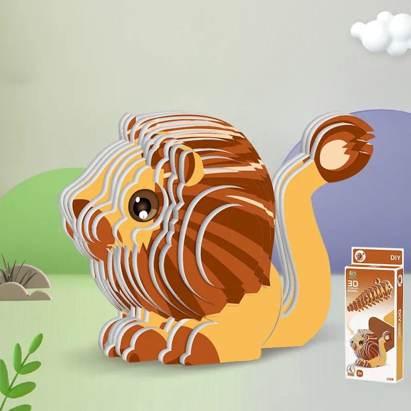 Puzzle 3D Lion  Puzzle 3d Enfant | Lion