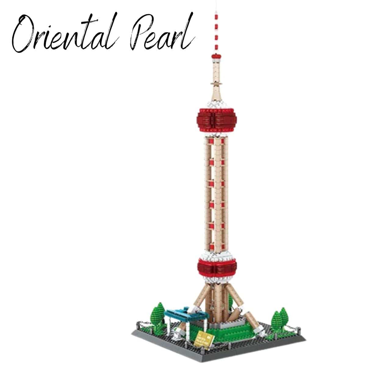 Puzzle 3D Monuments Historiques | La Oriental Pearl Tower Puzzle 3d Monument | Oriental Pearl Tower