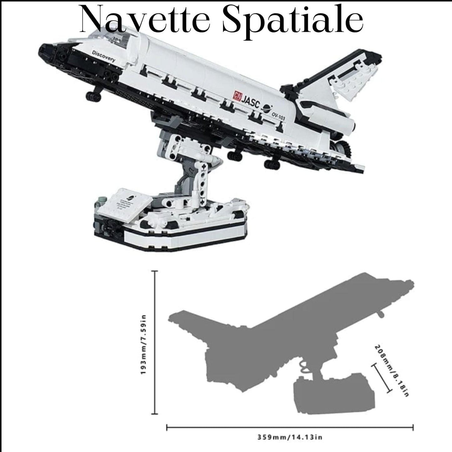 Puzzle 3d Navette Spatiale  Pièces d'Exceptions Vaisseau | La Navette Spatiale Dawn