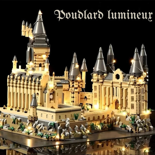 Puzzle 3D Poudlard Pièces d'Exceptions Monde Miniature | Poudlard Lumineux
