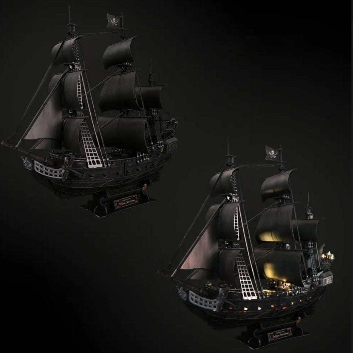 Puzzle 3D Queen Anne's Revenge Puzzle 3d Bateau | The Queen Anne's Revenge