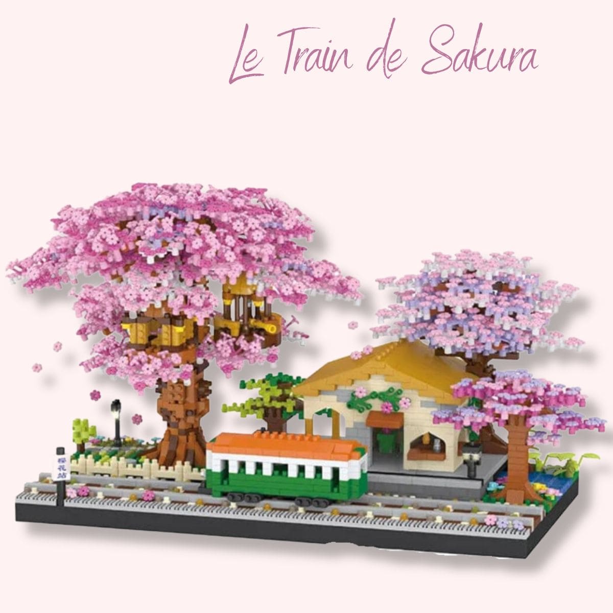 Puzzle 3D Sakura| La Train de Sakura Puzzle 3d Nature | La Train de Sakura